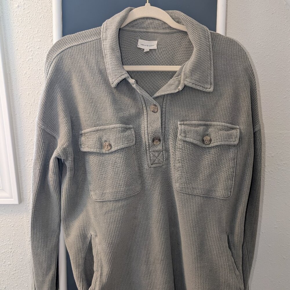 Thread & Supply Light Green Corduroy